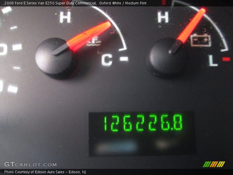 Oxford White / Medium Flint 2008 Ford E Series Van E250 Super Duty Commericial