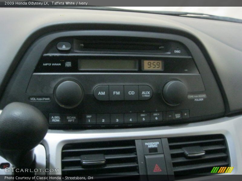 Taffeta White / Ivory 2009 Honda Odyssey LX