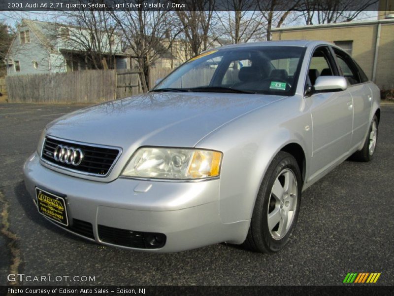 Light Silver Metallic / Onyx 2001 Audi A6 2.7T quattro Sedan