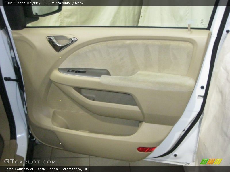 Taffeta White / Ivory 2009 Honda Odyssey LX
