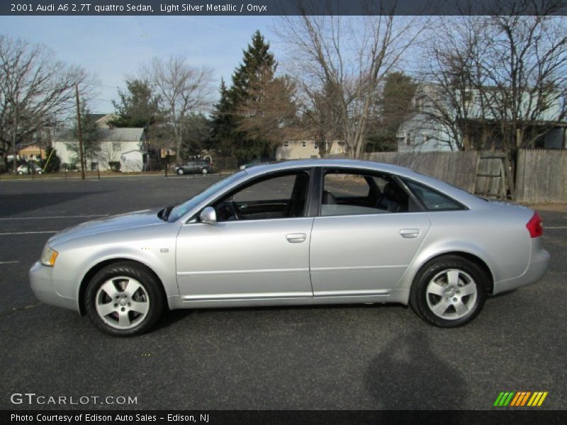 Light Silver Metallic / Onyx 2001 Audi A6 2.7T quattro Sedan