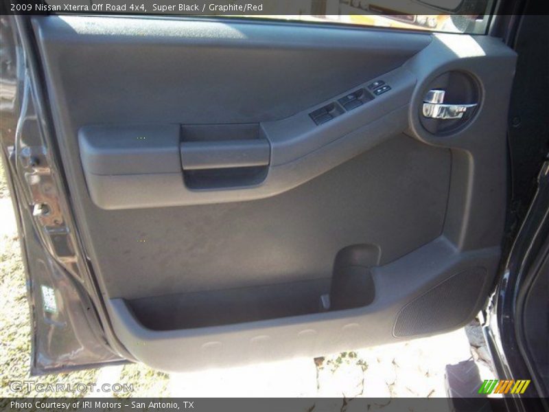 Super Black / Graphite/Red 2009 Nissan Xterra Off Road 4x4