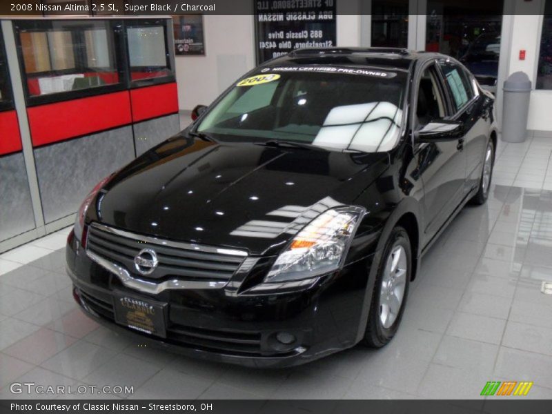 Super Black / Charcoal 2008 Nissan Altima 2.5 SL