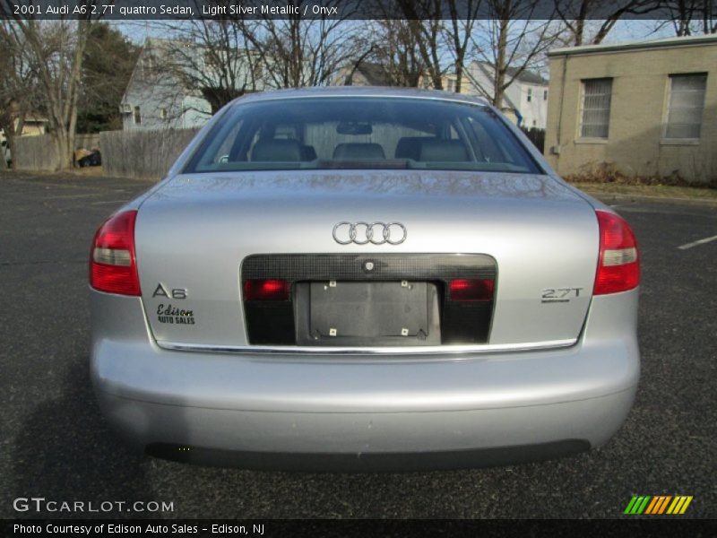 Light Silver Metallic / Onyx 2001 Audi A6 2.7T quattro Sedan