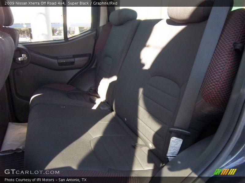 Super Black / Graphite/Red 2009 Nissan Xterra Off Road 4x4
