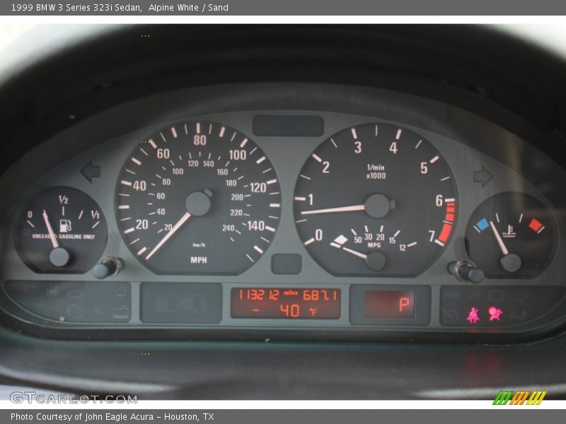 Alpine White / Sand 1999 BMW 3 Series 323i Sedan