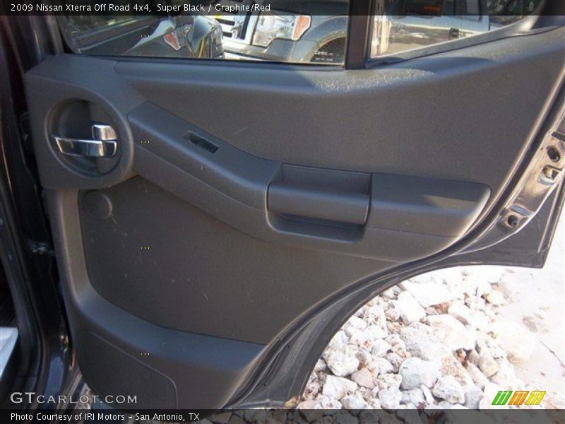 Super Black / Graphite/Red 2009 Nissan Xterra Off Road 4x4