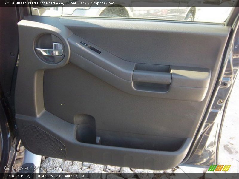 Super Black / Graphite/Red 2009 Nissan Xterra Off Road 4x4