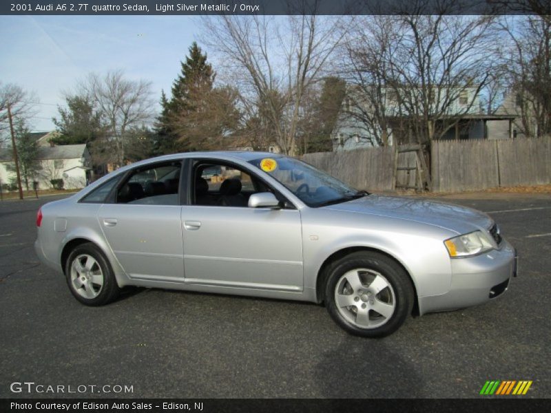 Light Silver Metallic / Onyx 2001 Audi A6 2.7T quattro Sedan