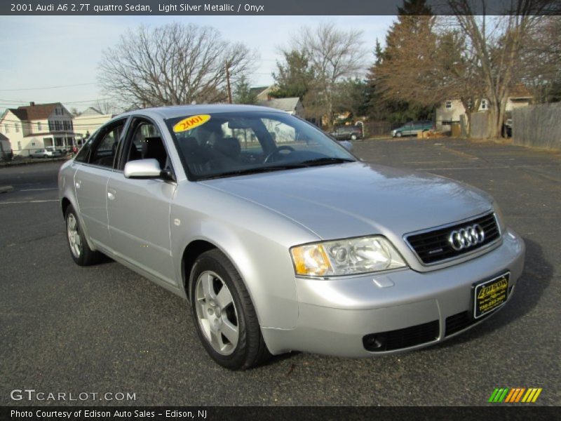 Light Silver Metallic / Onyx 2001 Audi A6 2.7T quattro Sedan