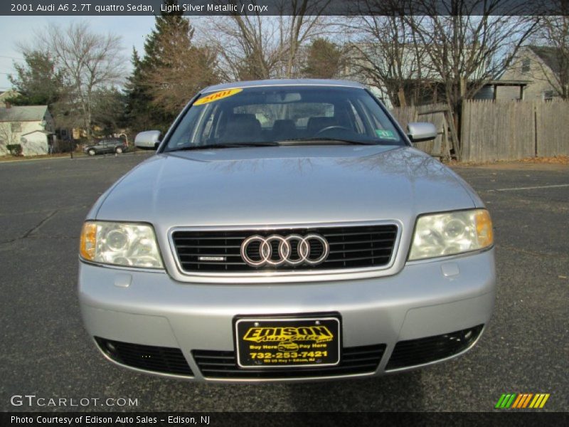 Light Silver Metallic / Onyx 2001 Audi A6 2.7T quattro Sedan