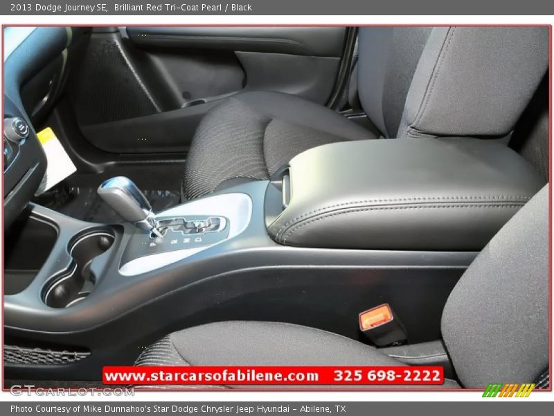 Brilliant Red Tri-Coat Pearl / Black 2013 Dodge Journey SE