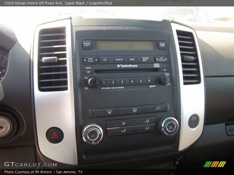 Super Black / Graphite/Red 2009 Nissan Xterra Off Road 4x4