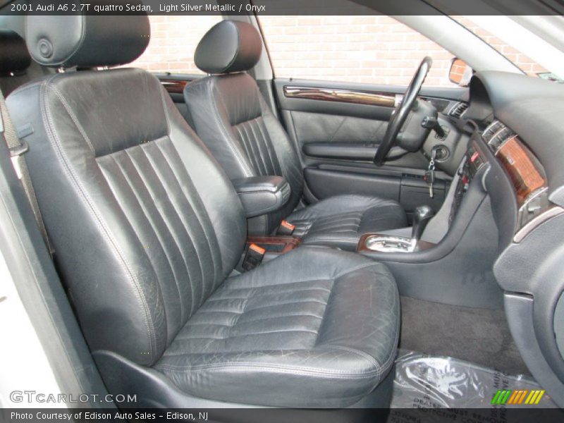 Light Silver Metallic / Onyx 2001 Audi A6 2.7T quattro Sedan