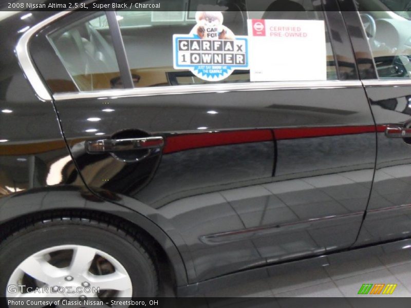 Super Black / Charcoal 2008 Nissan Altima 2.5 SL