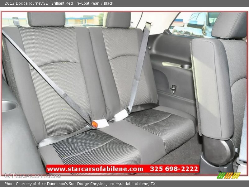 Brilliant Red Tri-Coat Pearl / Black 2013 Dodge Journey SE