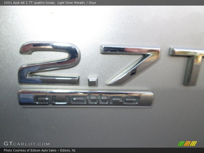Light Silver Metallic / Onyx 2001 Audi A6 2.7T quattro Sedan