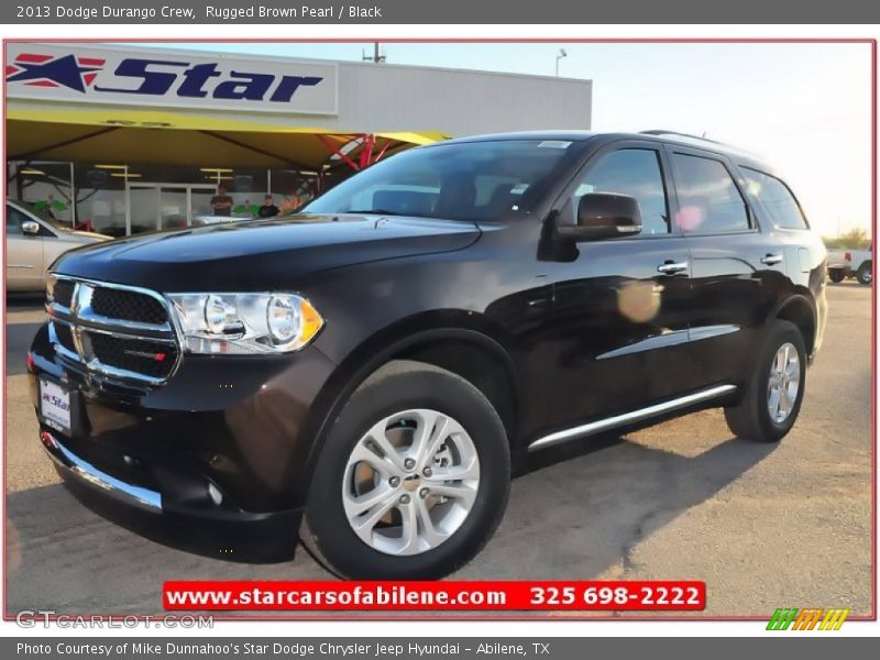 Rugged Brown Pearl / Black 2013 Dodge Durango Crew