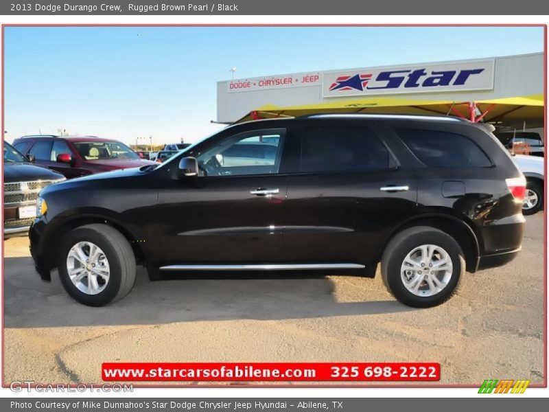 Rugged Brown Pearl / Black 2013 Dodge Durango Crew