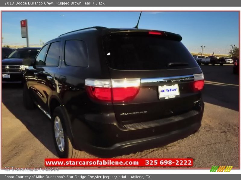 Rugged Brown Pearl / Black 2013 Dodge Durango Crew