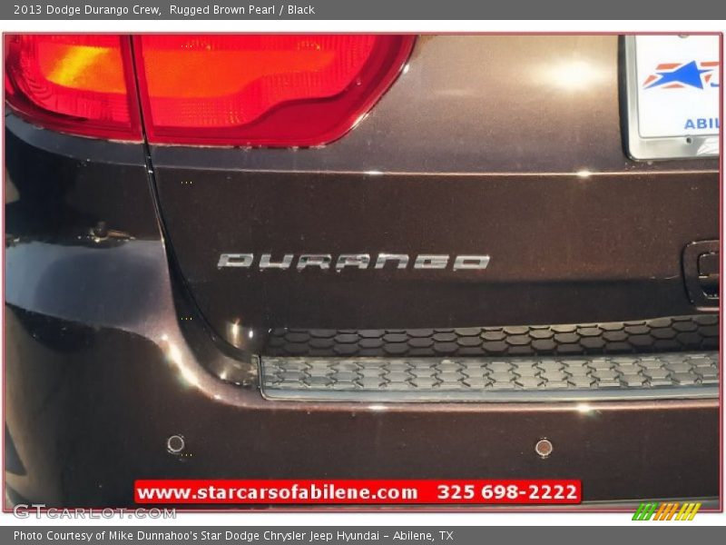 Rugged Brown Pearl / Black 2013 Dodge Durango Crew