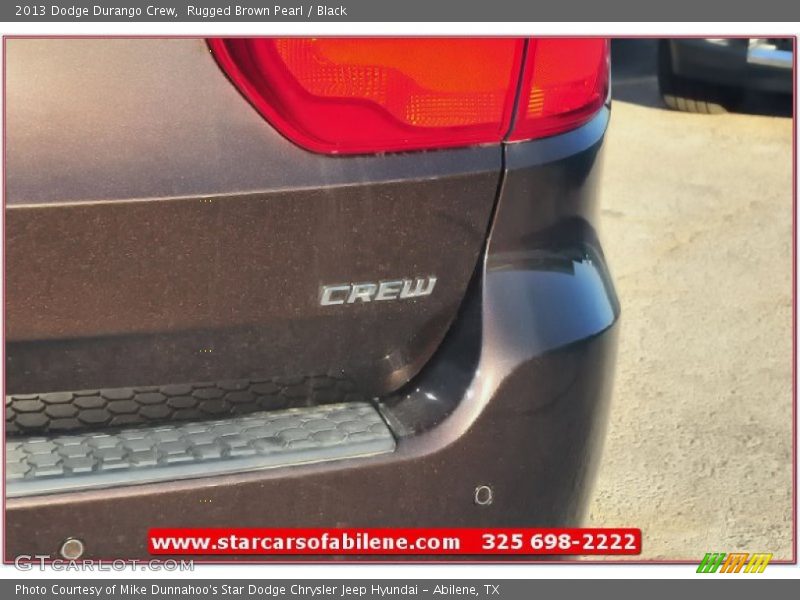 Rugged Brown Pearl / Black 2013 Dodge Durango Crew