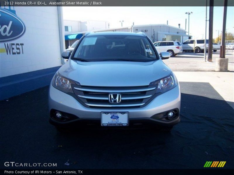 Alabaster Silver Metallic / Black 2012 Honda CR-V EX-L