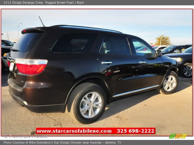 Rugged Brown Pearl / Black 2013 Dodge Durango Crew