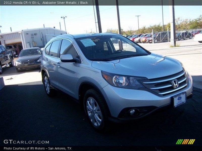 Alabaster Silver Metallic / Black 2012 Honda CR-V EX-L