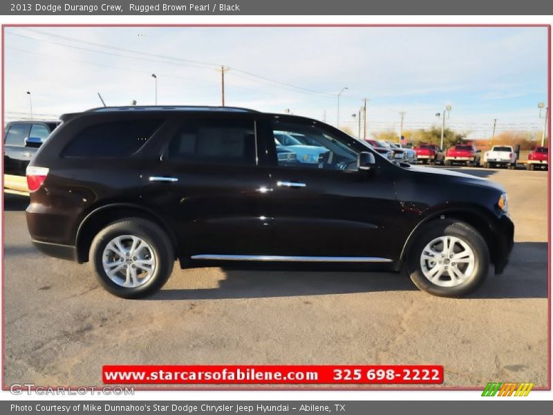 Rugged Brown Pearl / Black 2013 Dodge Durango Crew
