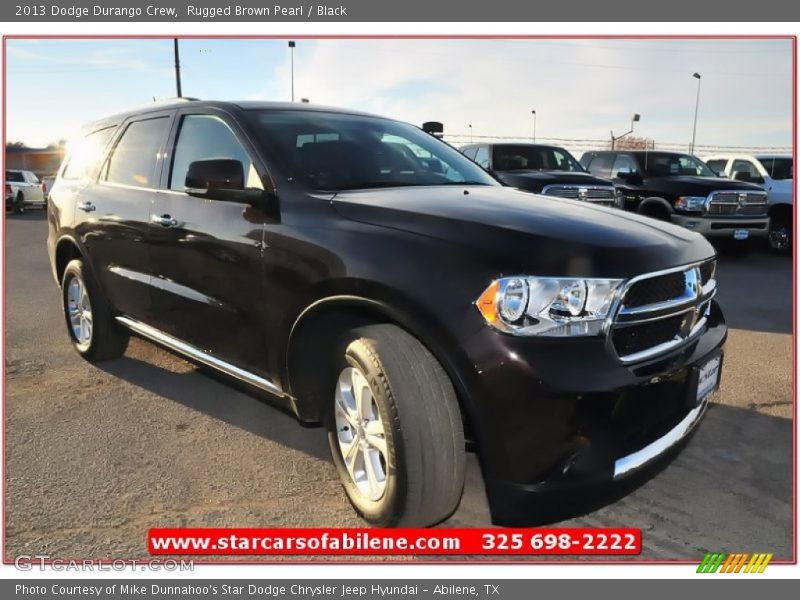 Rugged Brown Pearl / Black 2013 Dodge Durango Crew