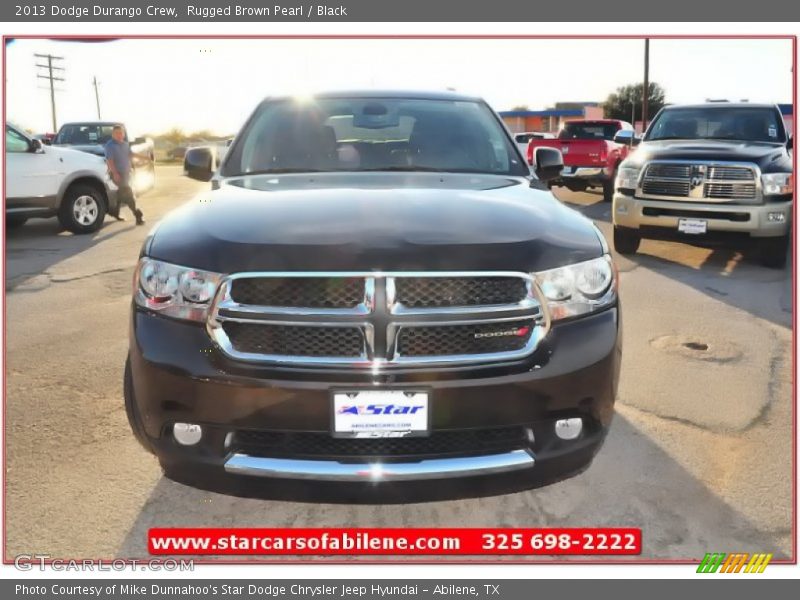 Rugged Brown Pearl / Black 2013 Dodge Durango Crew