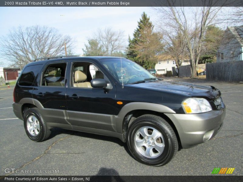 Mystic Black / Medium Pebble Beige 2003 Mazda Tribute ES-V6 4WD