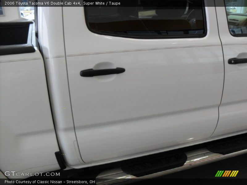 Super White / Taupe 2006 Toyota Tacoma V6 Double Cab 4x4