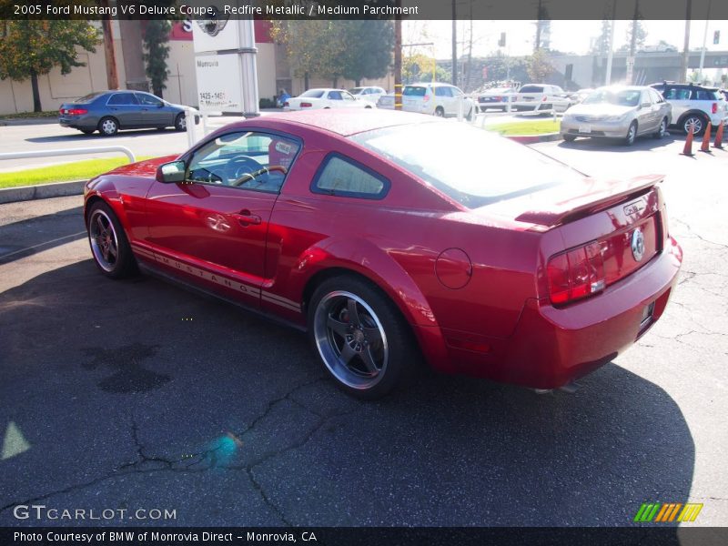 Redfire Metallic / Medium Parchment 2005 Ford Mustang V6 Deluxe Coupe