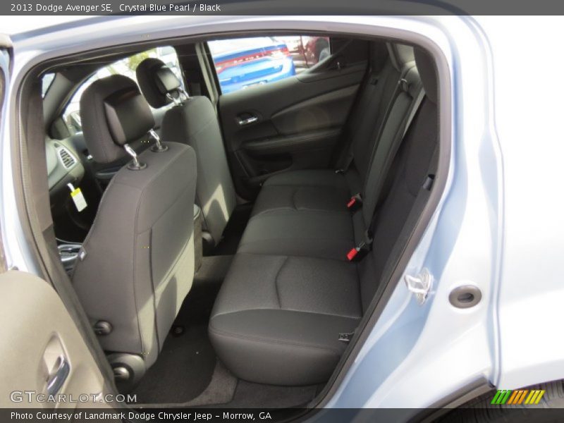 Crystal Blue Pearl / Black 2013 Dodge Avenger SE