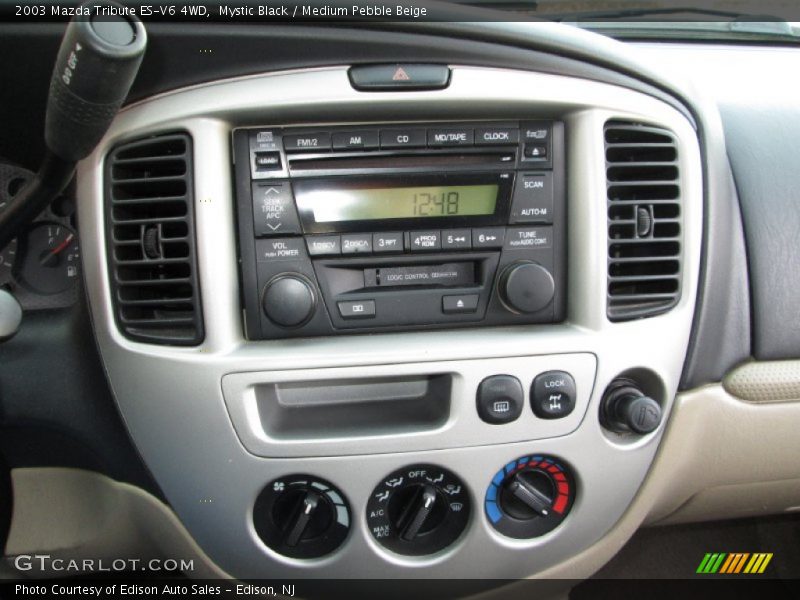 Mystic Black / Medium Pebble Beige 2003 Mazda Tribute ES-V6 4WD