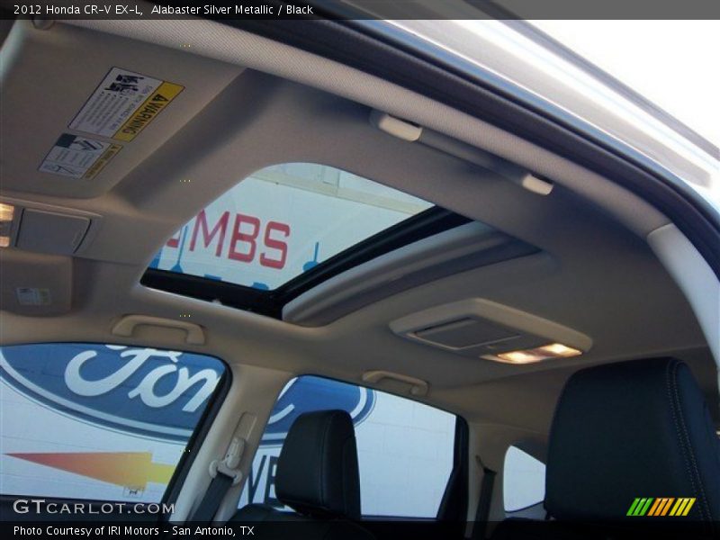 Alabaster Silver Metallic / Black 2012 Honda CR-V EX-L