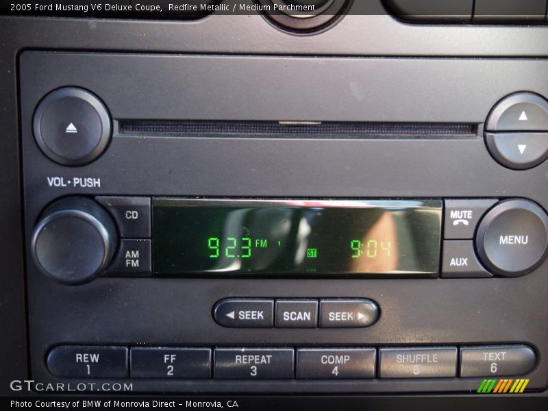 Audio System of 2005 Mustang V6 Deluxe Coupe