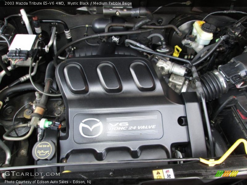 Mystic Black / Medium Pebble Beige 2003 Mazda Tribute ES-V6 4WD