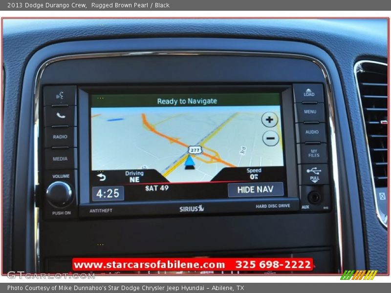 Rugged Brown Pearl / Black 2013 Dodge Durango Crew