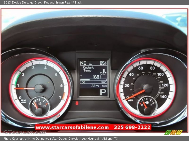 Rugged Brown Pearl / Black 2013 Dodge Durango Crew