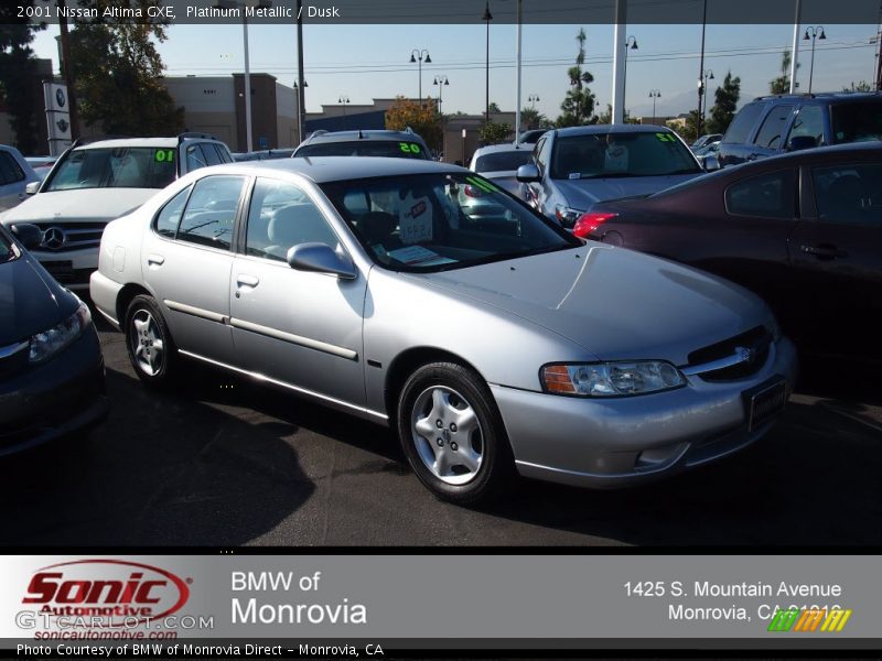 Platinum Metallic / Dusk 2001 Nissan Altima GXE