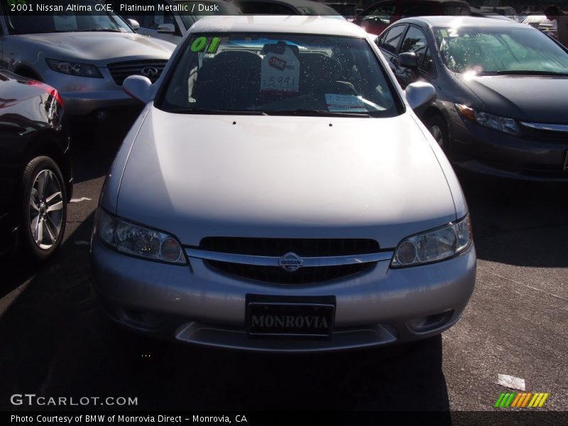 Platinum Metallic / Dusk 2001 Nissan Altima GXE