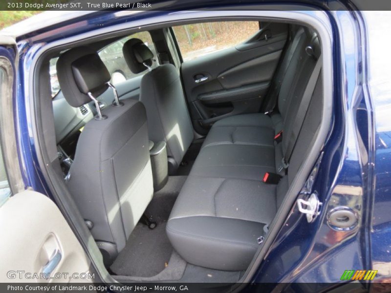 Rear Seat of 2013 Avenger SXT