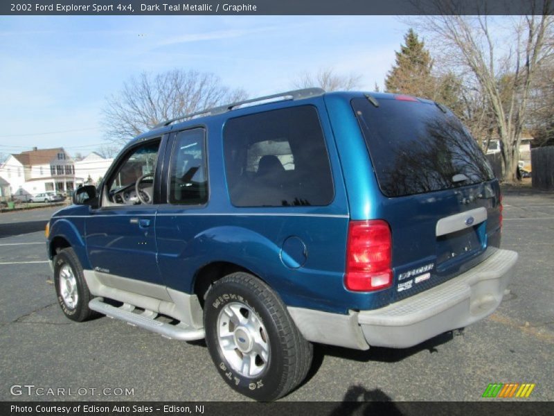 Dark Teal Metallic / Graphite 2002 Ford Explorer Sport 4x4
