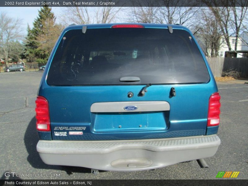 Dark Teal Metallic / Graphite 2002 Ford Explorer Sport 4x4