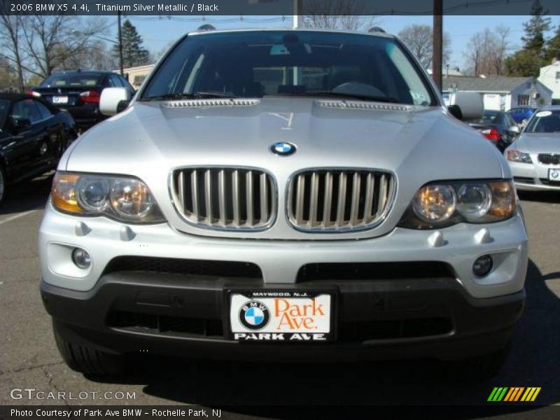Titanium Silver Metallic / Black 2006 BMW X5 4.4i