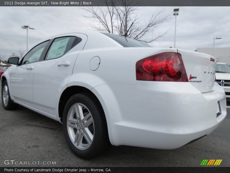New Bright White / Black 2013 Dodge Avenger SXT