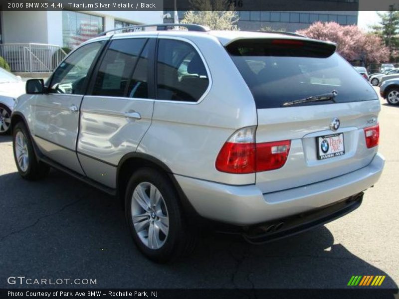 Titanium Silver Metallic / Black 2006 BMW X5 4.4i